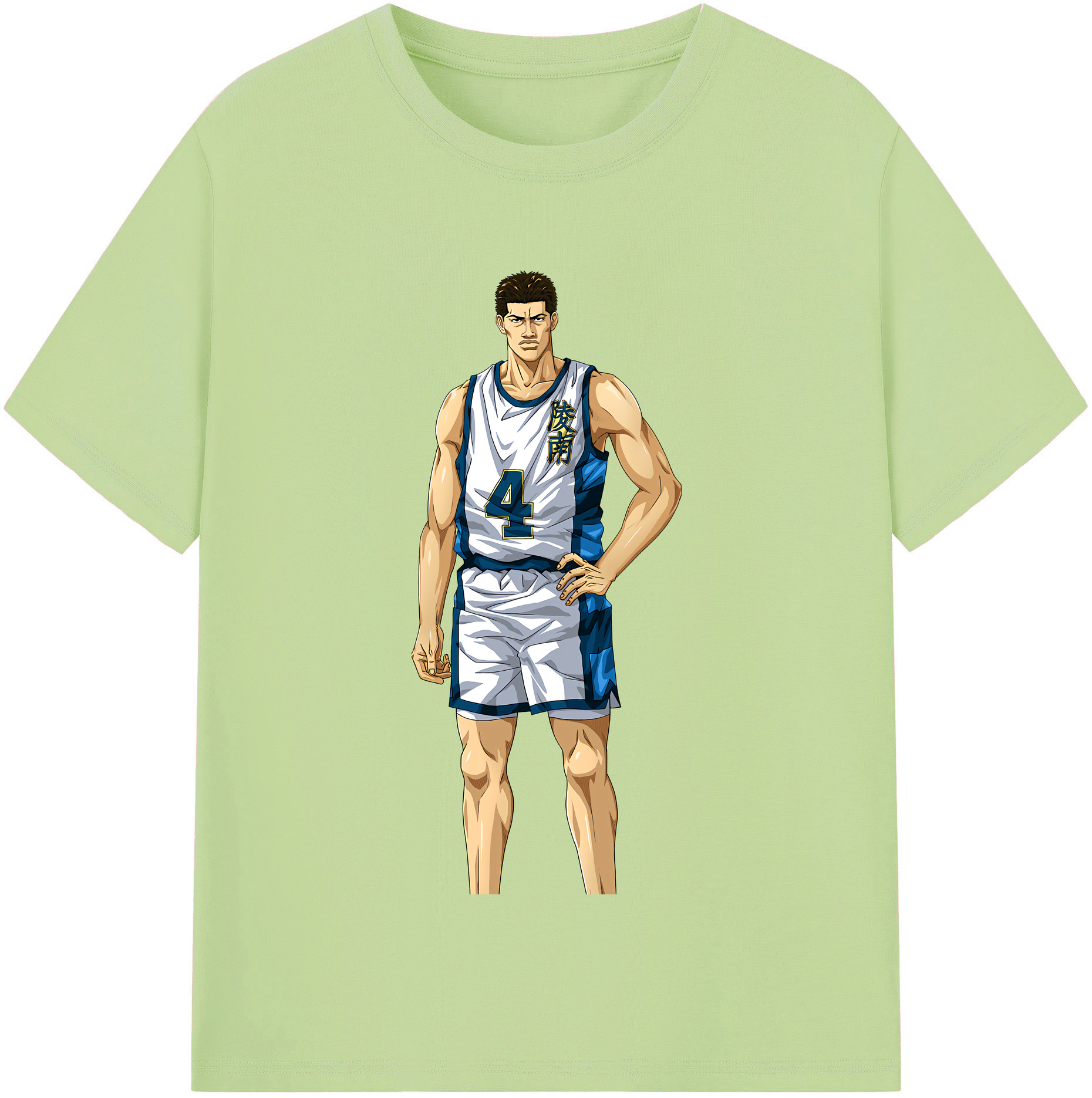 SLAM DUNK／スラムダンク 綿100％半袖Tシャツ（フロントプリント）